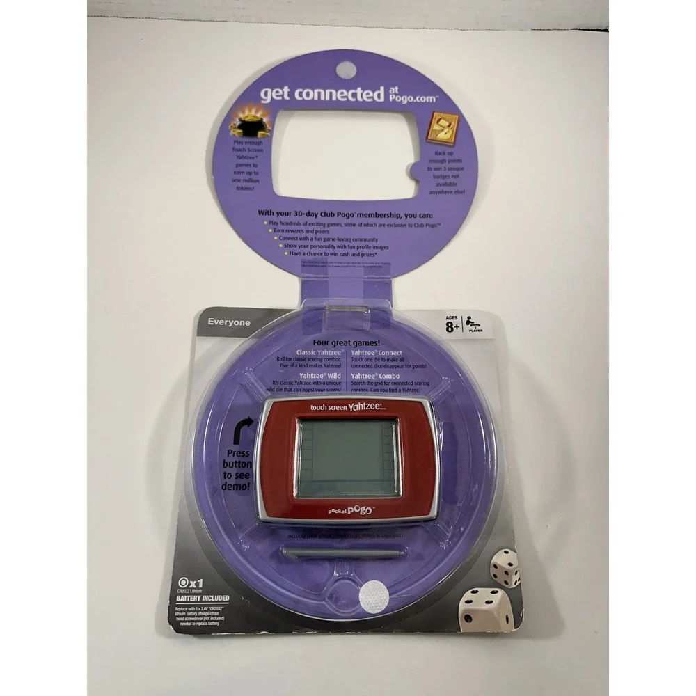 Yahtzee Touch Screen Pocket Pogo Handheld Electronic Game Hasbro 2009
